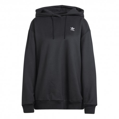 ADIDAS Originals Felpa Oversize Con Cappuccio Nero Donna