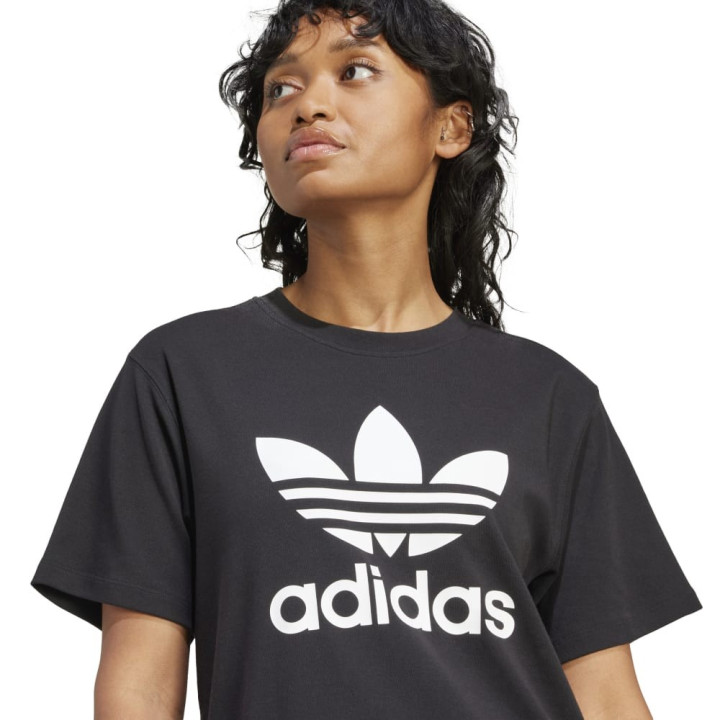 ADIDAS Originals T-Shirt Big Logo Nero Donna