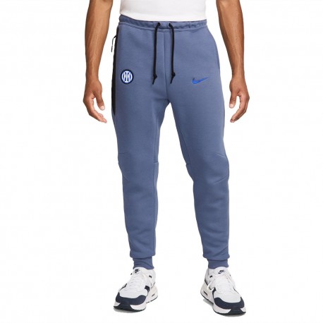 Nike Pantaloni Allenamento Calcio Inter Tech Blu Blu Uomo