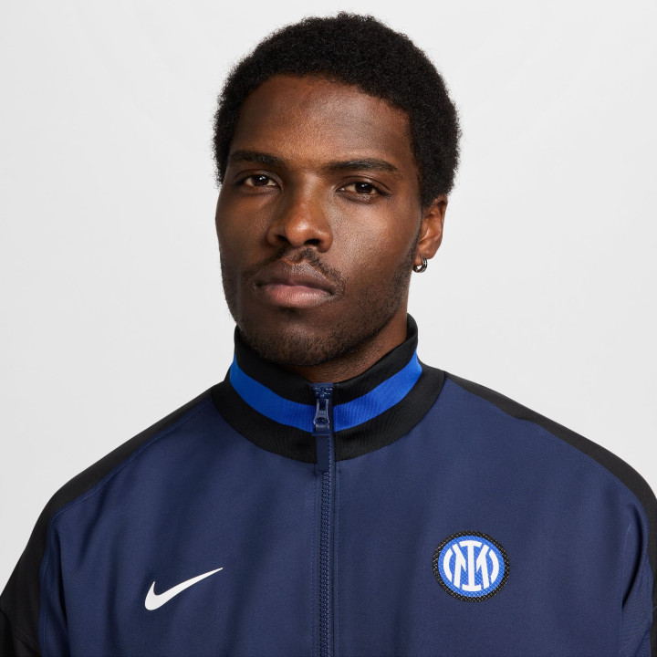 Nike Giacca Da Calcio Inter Anthm Navy Nero Uomo
