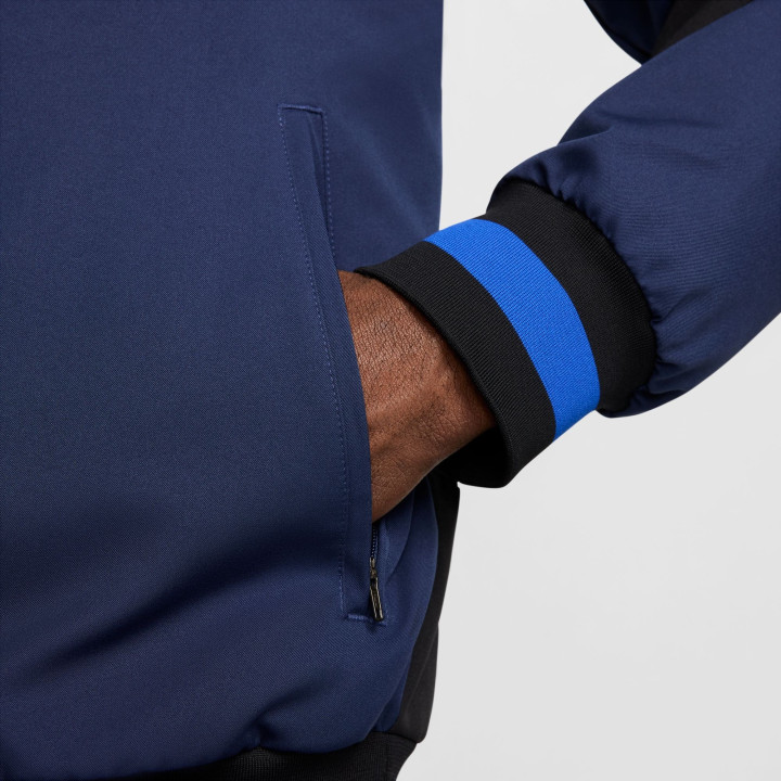 Nike Giacca Da Calcio Inter Anthm Navy Nero Uomo