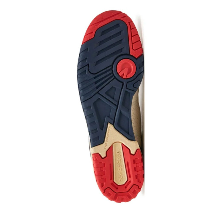 New Balance 550 Mesh Lea Bianco Rosso - Sneakers Uomo
