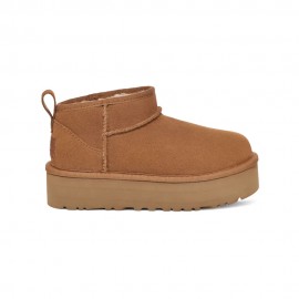 Ultra Mini Platform Chestnut - Stivaletti