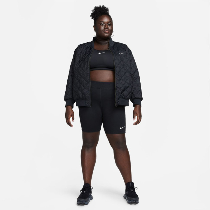 Nike Shorts Biker Plus Size Nero Donna