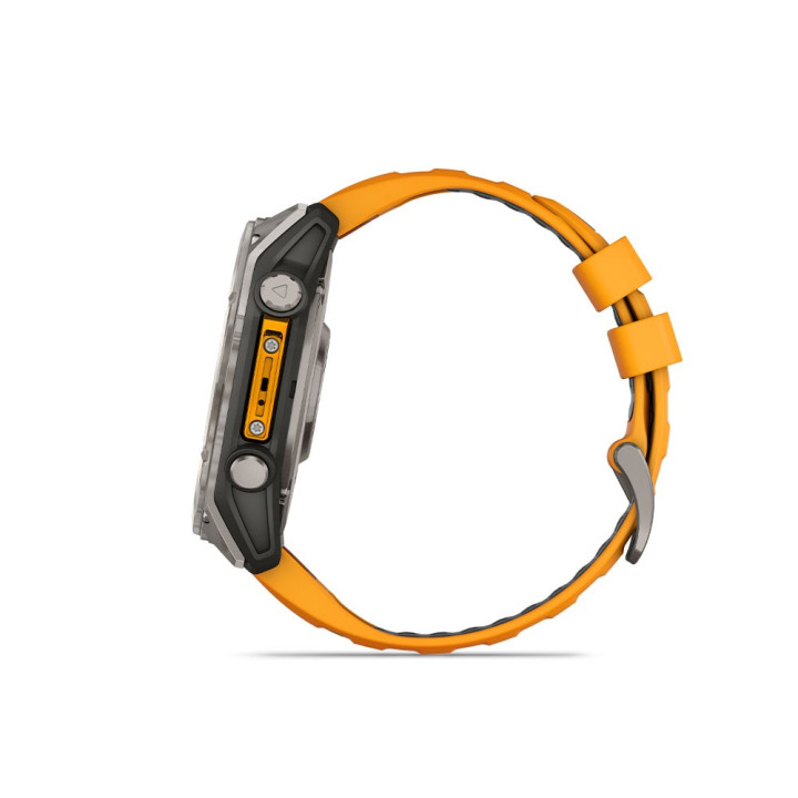 Garmin Fenix 8 Amoled 51Mm Saph Graphite Spark Arancio