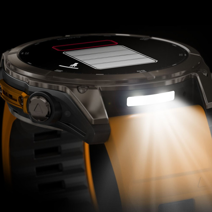 Garmin Fenix 8 Amoled 51Mm Saph Graphite Spark Arancio