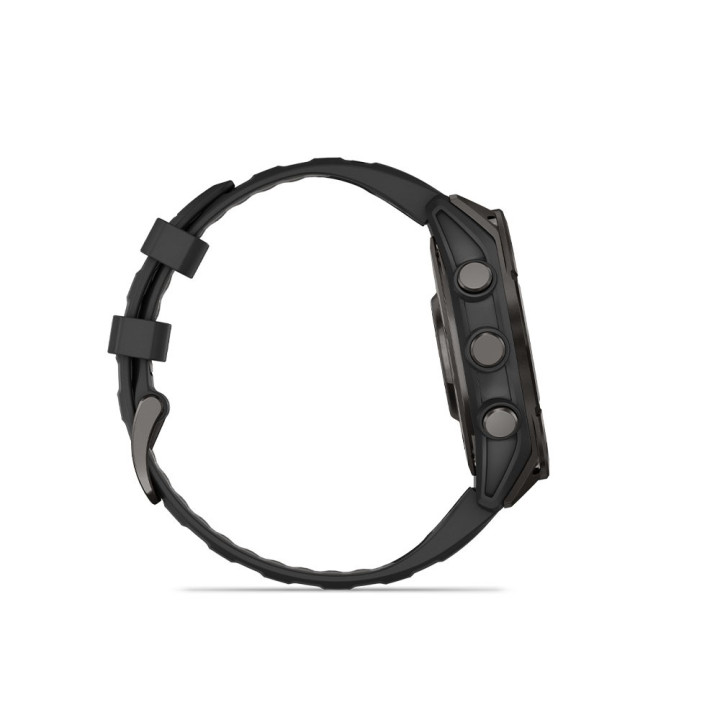 Garmin Fenix 8 Amoled 47Mm Saph Carbon Gray Dlc Ti Nero