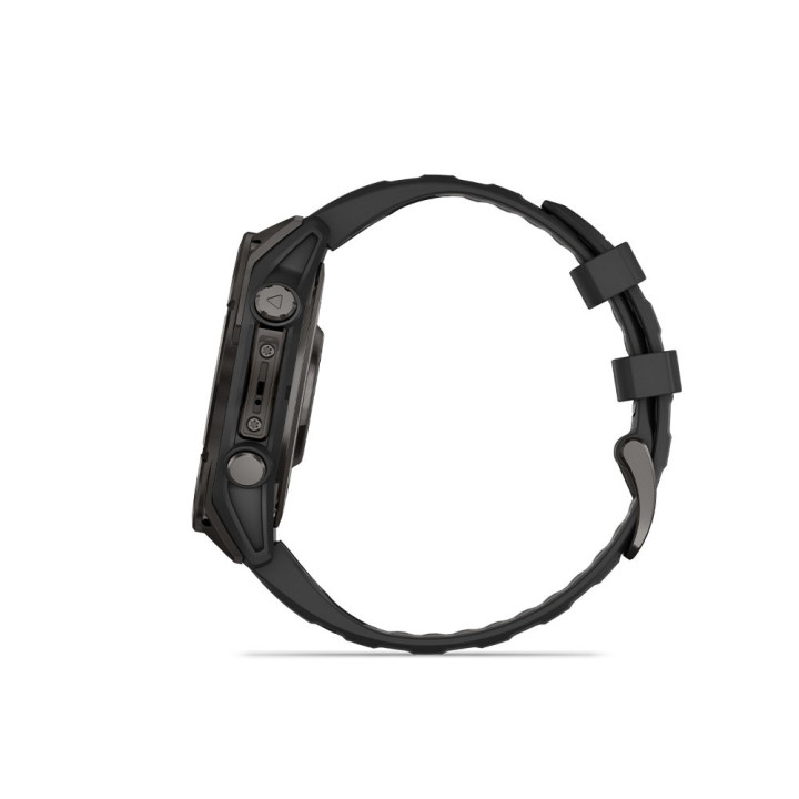 Garmin Fenix 8 Amoled 47Mm Saph Carbon Gray Dlc Ti Nero