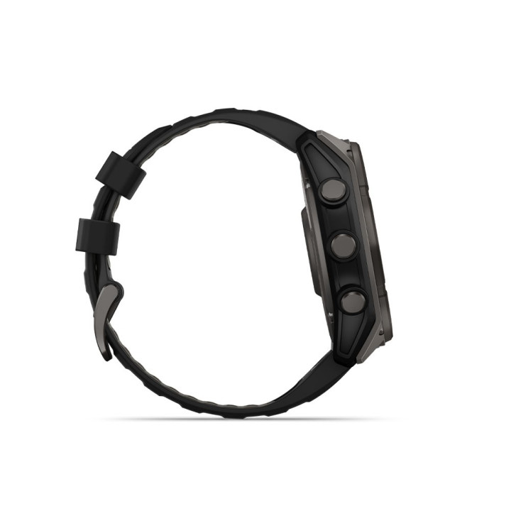 Garmin Fenix 8 Solar 51Mm Saph Carbon Gray Dlc Ti Nero