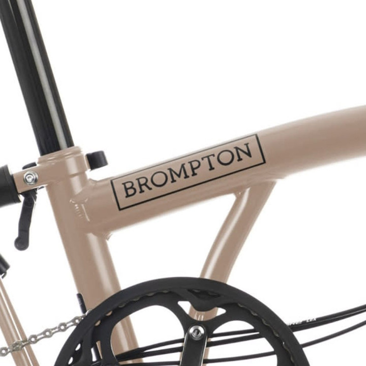 Brompton Folding C-Line Explore 6V Gloss Nero - Bicicletta Pieghevole Uomo