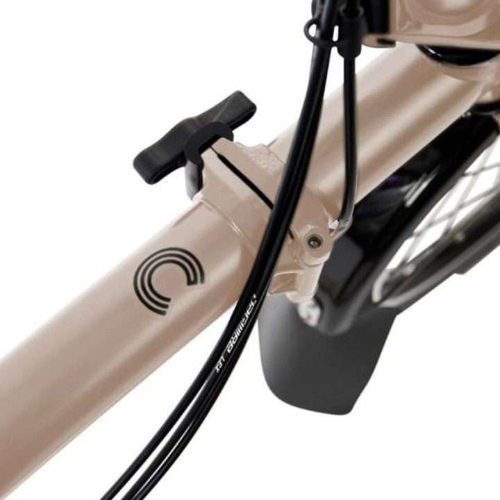Brompton Folding C-Line Explore 6V Gloss Nero - Bicicletta Pieghevole Uomo