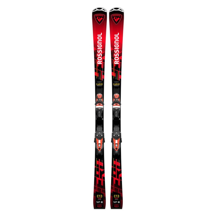 Rossignol Hero Carve Konect + Attacchi Nx12 Konect Gw - Sci Uomo