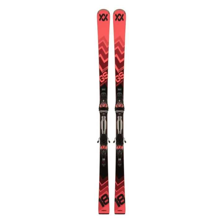 Volkl Racetiger Gs + Attacchi Rm3 12 Gw Rosso Nero - Sci Uomo