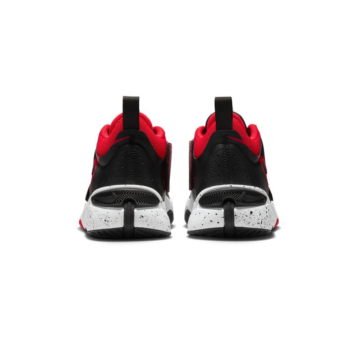Nike Team Hustle D 11 Nero Rosso - Scarpe Basket Bambino