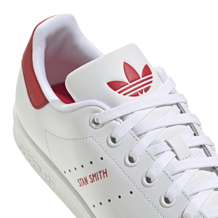 Adidas Originals Stan Smith Bianco Rosso - Sneakers Uomo