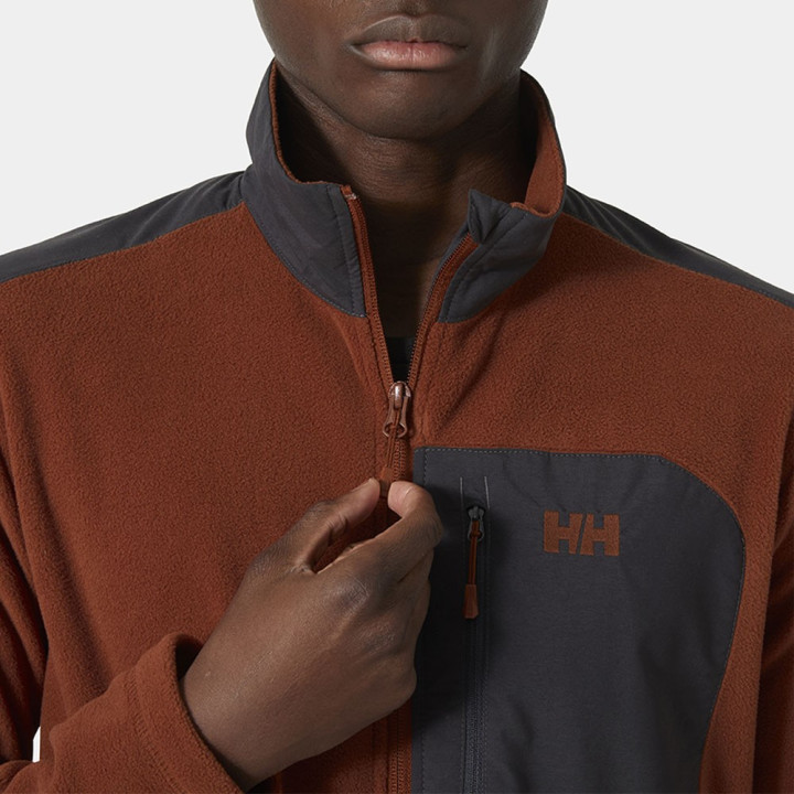 Helly Hansen Felpa In Pile Daybreaker Mattone Uomo