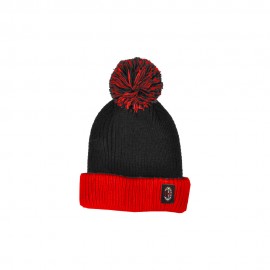 Kids Milan Ponpon Fasciato nero rosso