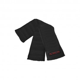 Sciarpa Calcio Milan Ricamo 3D nero rosso