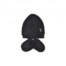 Set Berretto E Guanti Juve nero bianco Baby