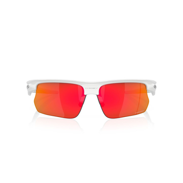 Oakley Bisphaera Polished White Lente Prizm Ruby - Occhiali Da Sole