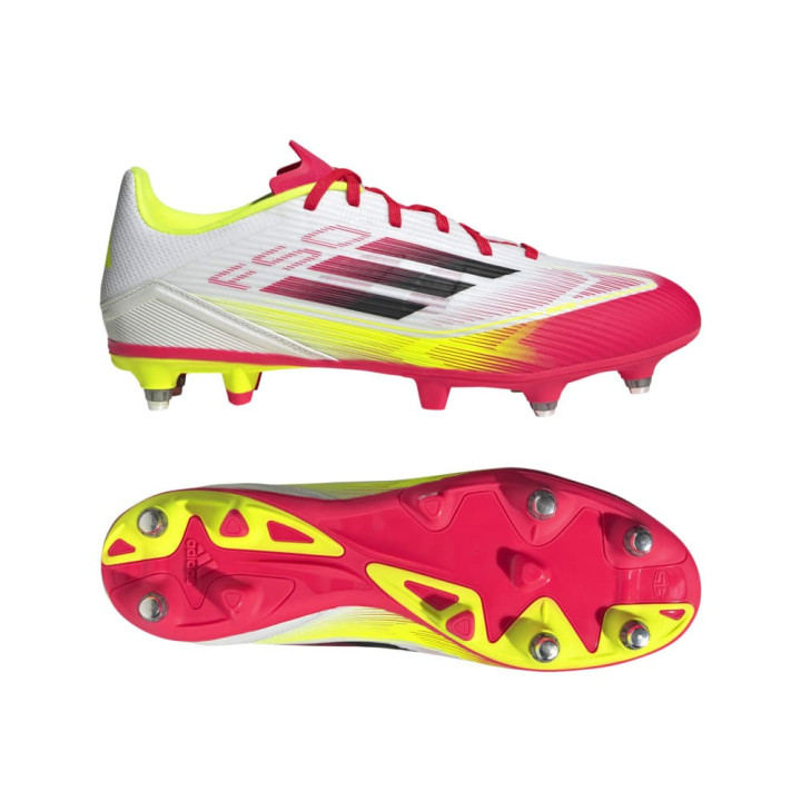Adidas F50 League Sg Bianco Nero - Scarpe Da Calcio Uomo