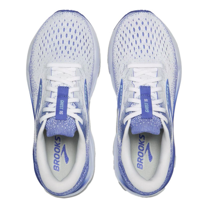 Brooks Ghost 16 Bianco Amparo Blue - Scarpe Running Donna