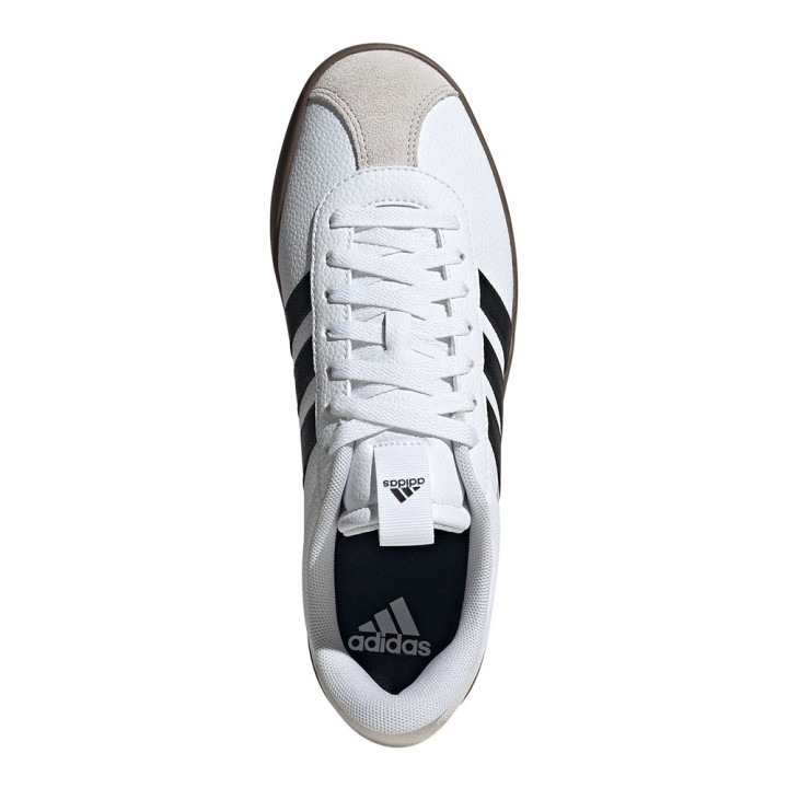 ADIDAS Vl Court 3.0 Lea Bianco Nero - Sneakers Uomo