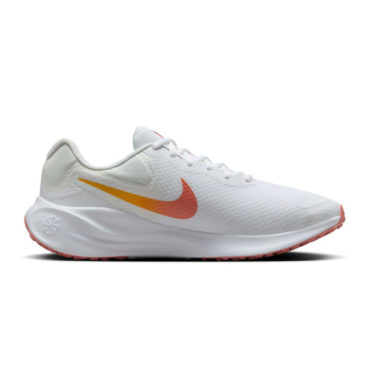 Nike Revolution 7 Bianco Magic Ember - Scarpe Running Donna