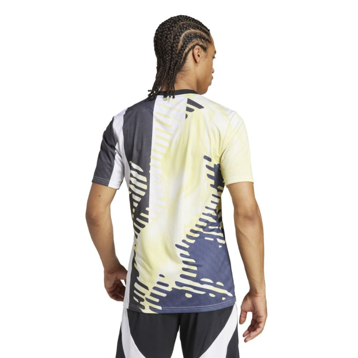 ADIDAS Maglia Maniche Corte Juve Pre Blu Arancio Uomo
