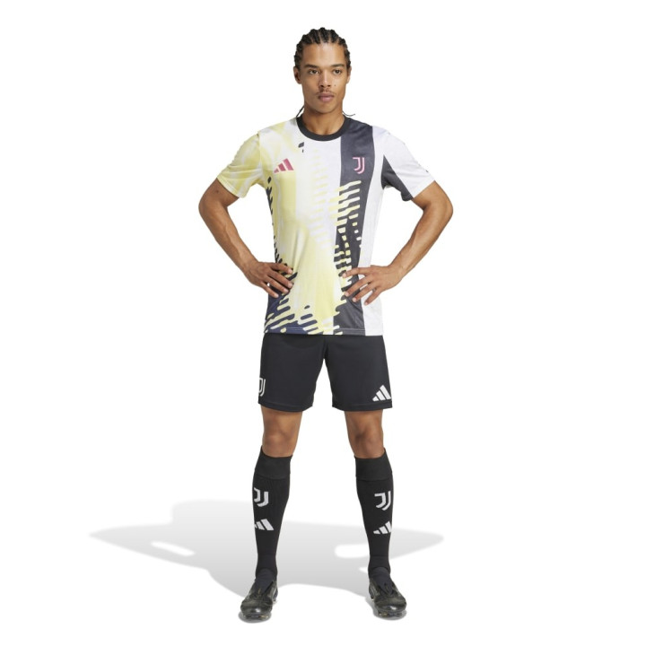 ADIDAS Maglia Maniche Corte Juve Pre Blu Arancio Uomo