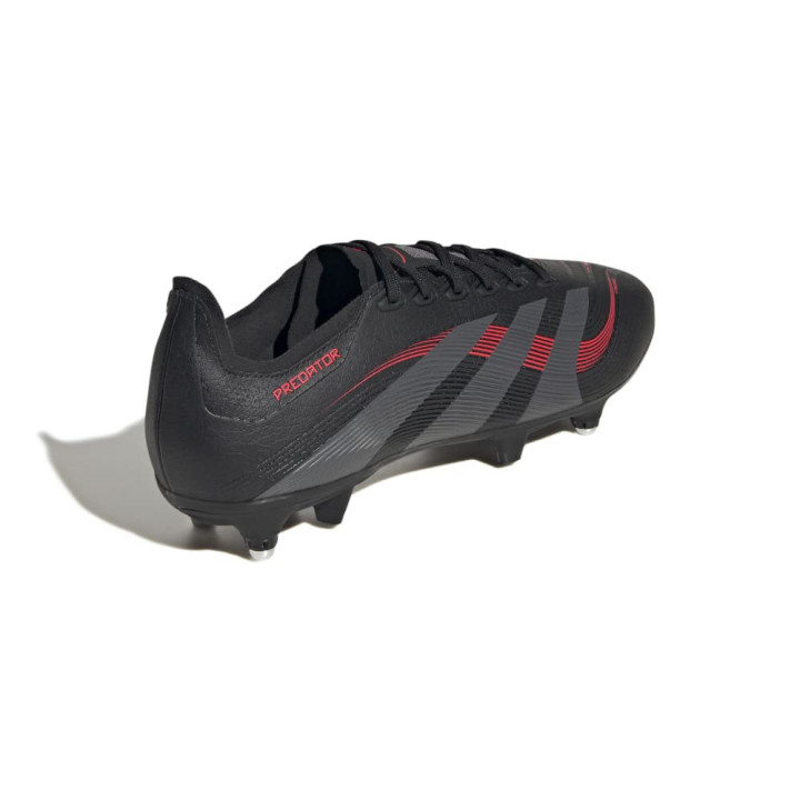 ADIDAS Predator Sg Nero Grigio - Scarpe Da Calcio Uomo