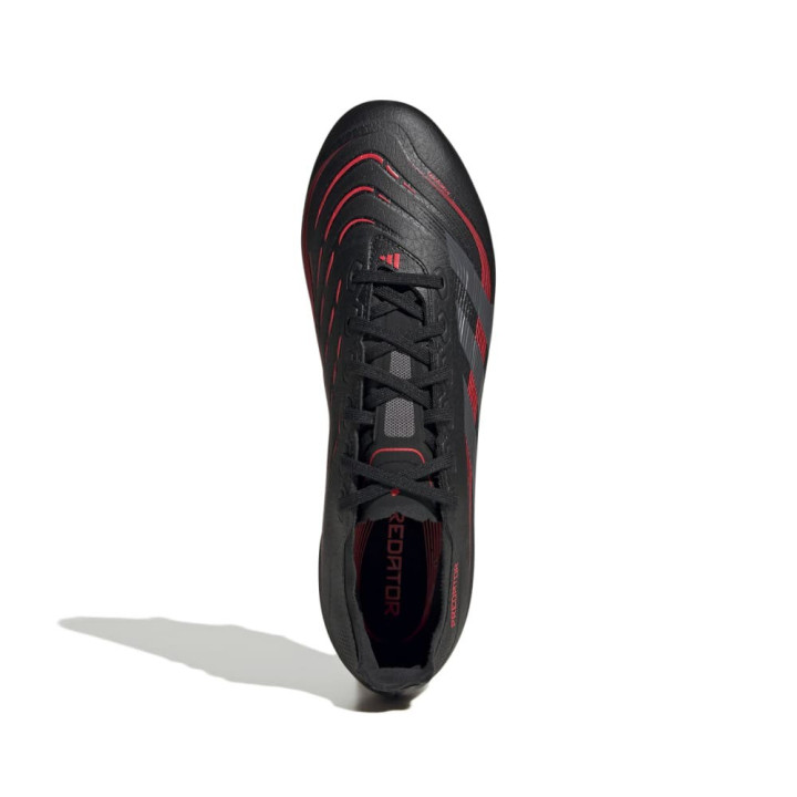 ADIDAS Predator Sg Nero Grigio - Scarpe Da Calcio Uomo