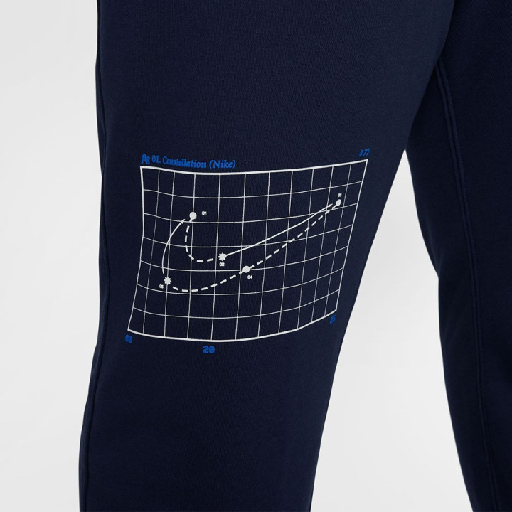 Nike Pantaloni Con Polsino Moon Blu Uomo