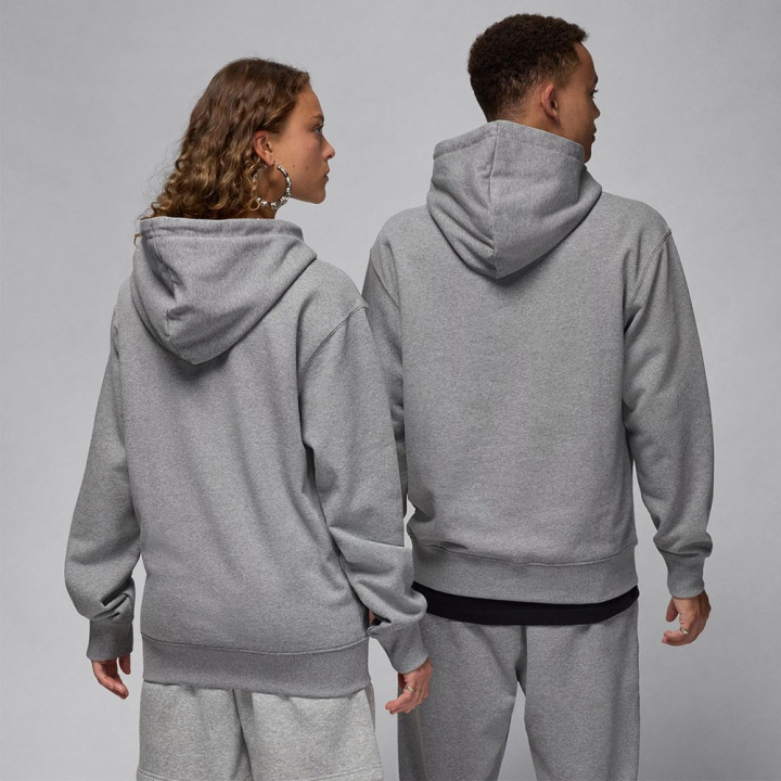 Nike Jordan Felpa Con Cappuccio Grigio Uomo