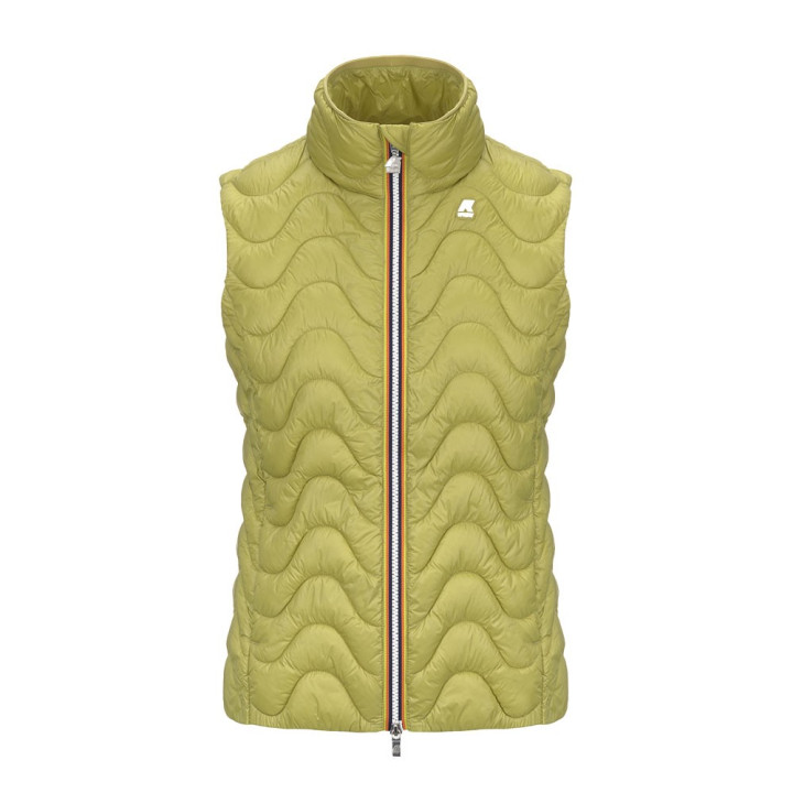 K-Way Gilet Sportivo Viole Verde Donna