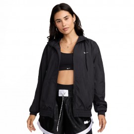 Sportswear Classic Felpa Con Cerniera Woven nero