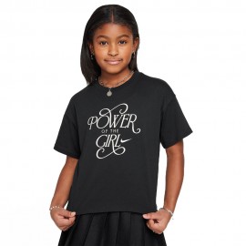 Sportswear Cropped T-Shirt nero