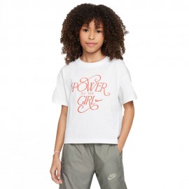 Sportswear Cropped T-Shirt bianco