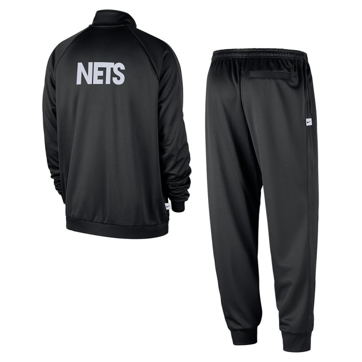 Nike Tuta Nba Brooklyn Nets Club Nero Bianco Uomo
