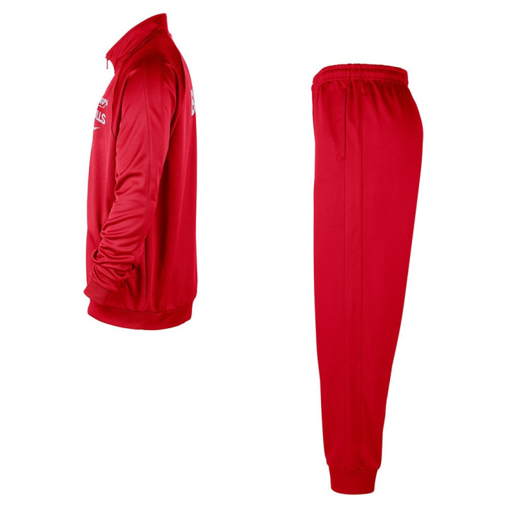Nike Tuta Nba Chicago Bulls Club Rosso Rosso Uomo