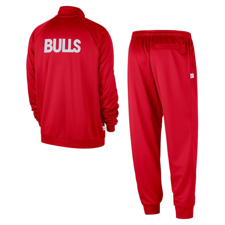 Nike Tuta Nba Chicago Bulls Club Rosso Rosso Uomo