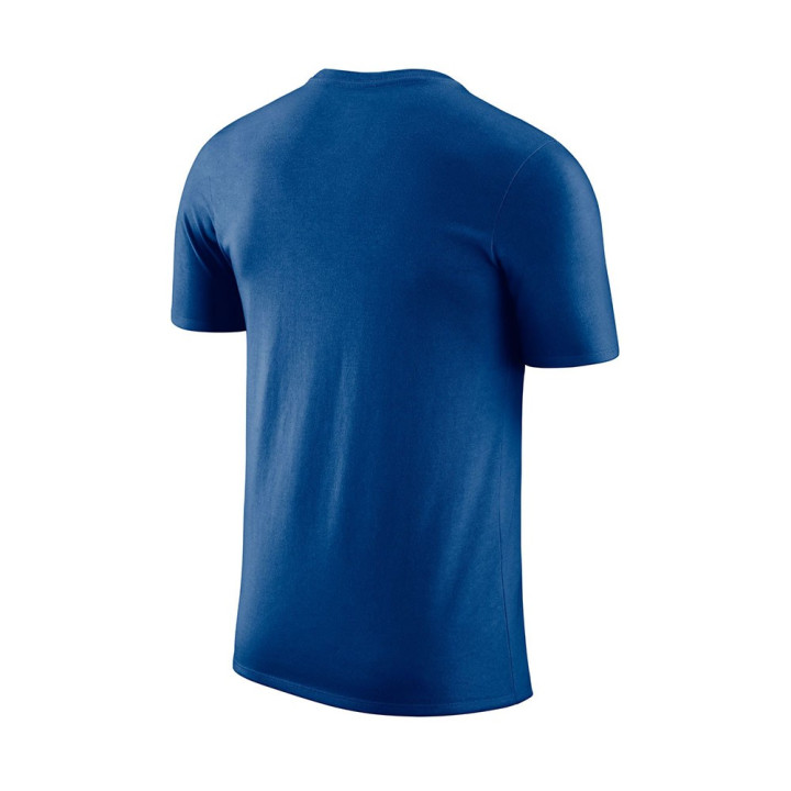 Nike Maglia Basket Nba Warriors Courtside Tioy Blu Giallo Uomo