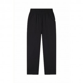 Freddy Pantaloni in Popeline Elasticizzato Regular Fit Nero Donna