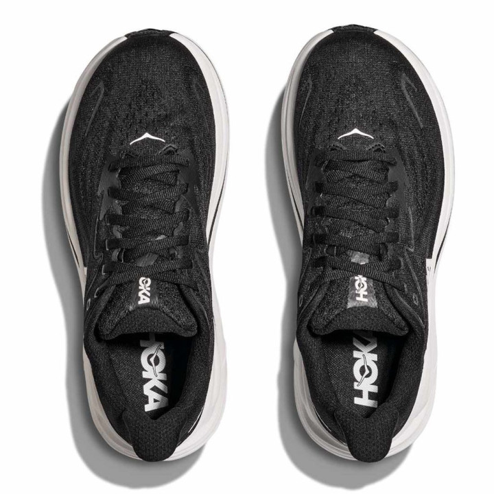Hoka Clifton 10 Nero Bianco - Scarpe Running Uomo