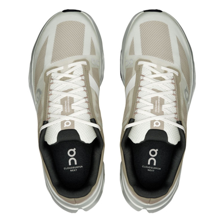 On Cloudsurfer Next Fog Ivory - Scarpe Running Uomo