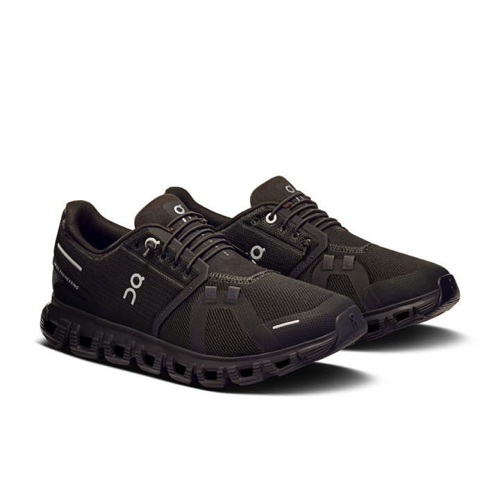 On Cloud 6 Nero Nero - Sneakers Donna