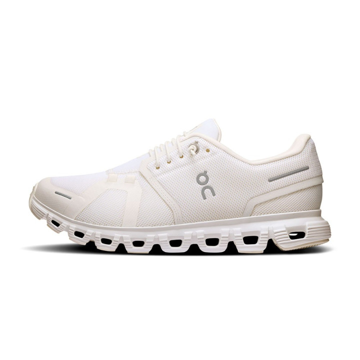 On Cloud 6 Bianco Bianco - Sneakers Donna