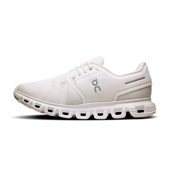 On Cloud 6 Bianco Bianco - Sneakers Donna