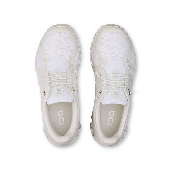 On Cloud 6 Bianco Bianco - Sneakers Donna