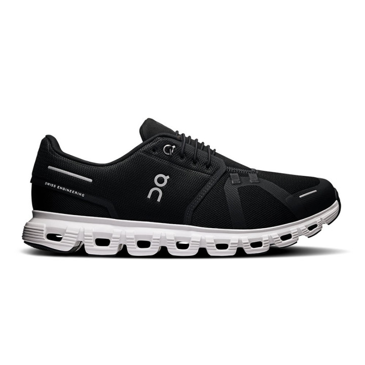 On Cloud 6 Nero Bianco - Sneakers Uomo